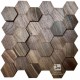 HEXAGON 12 – American walnut 3D